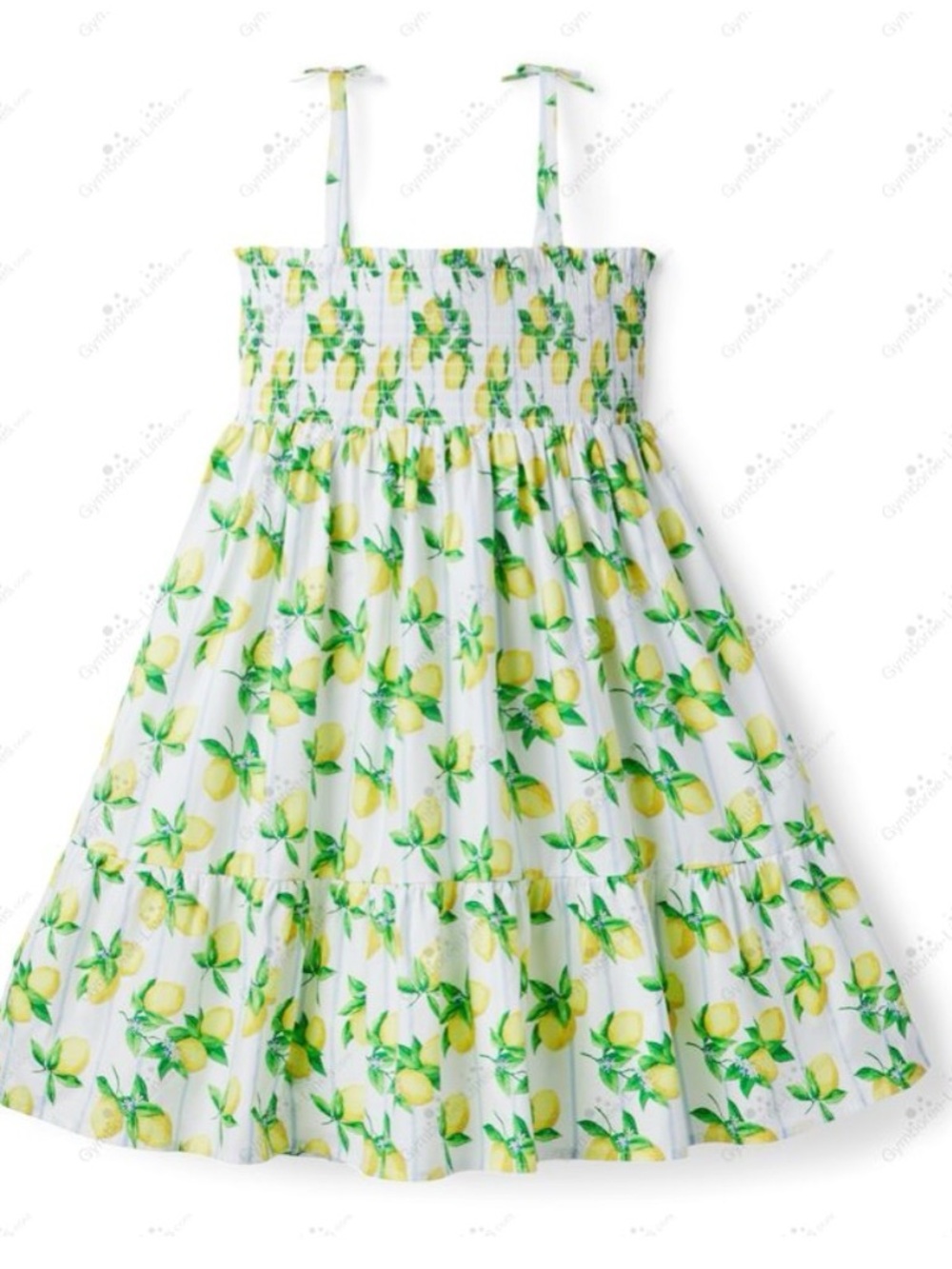 Janie and Jack Coasting Along Lemon Dress Size 16
